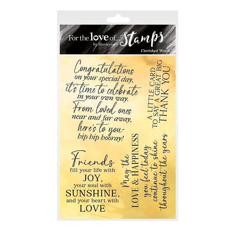 For the Love of Stamps - Cherished Words-1
