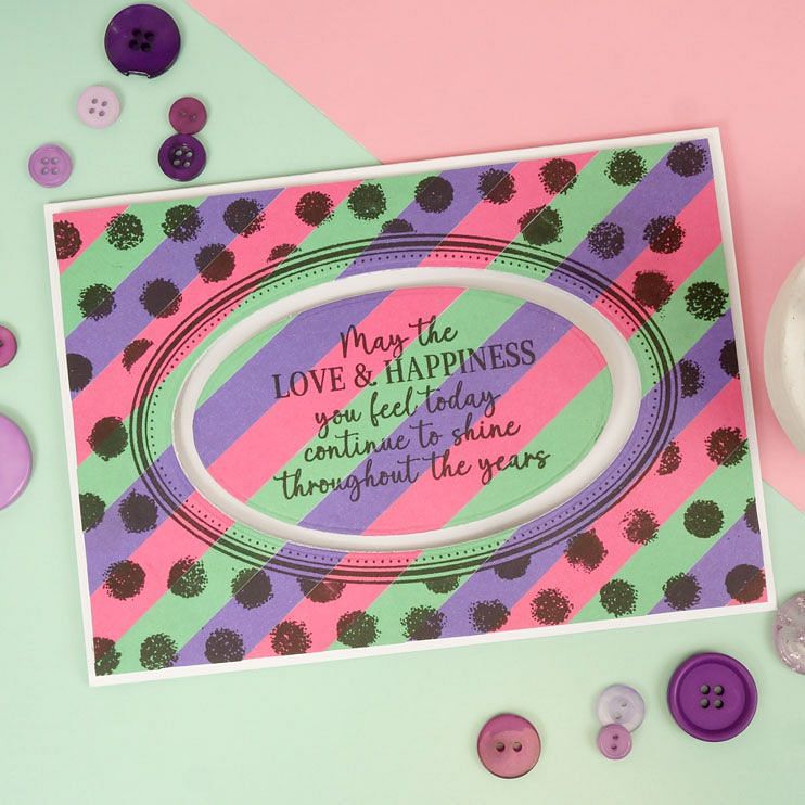 For the Love of Stamps - Speckled Dots Background-7