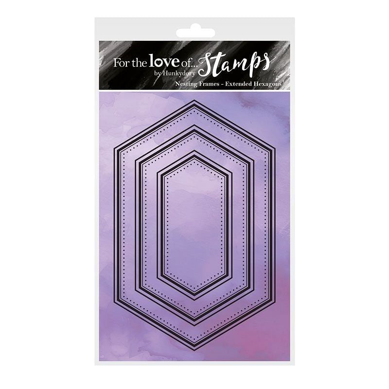 For the Love of Stamps - Nesting Frames - Extended Hexagons-1
