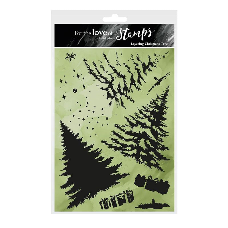 Pour l'amour des timbres - Superposition sapin de Noël-1
