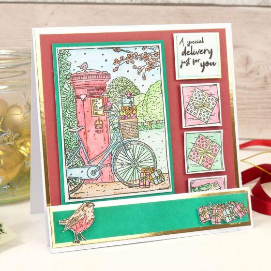 For The Love Of Stamps - Christmas Post A6 Stamp Set-2
