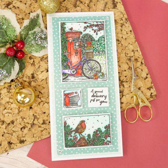 For The Love Of Stamps - Christmas Post A6 Stamp Set-3