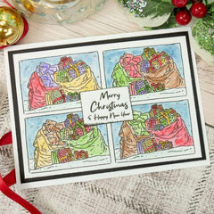 For The Love Of Stamps - Santa Express A6 Stamp Set-3