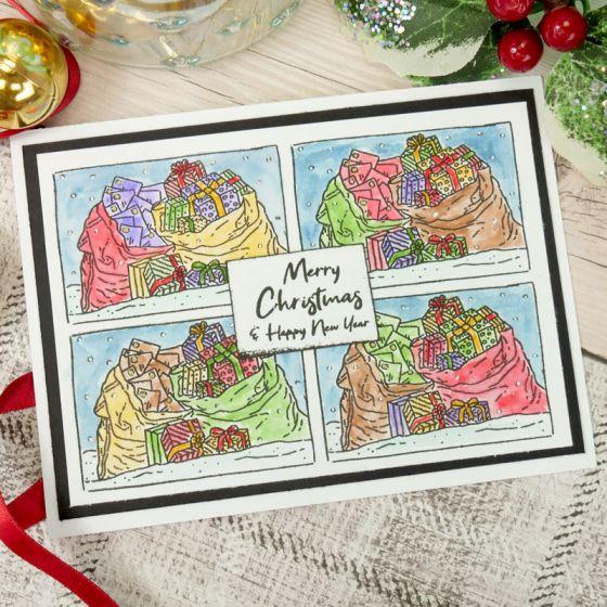 For The Love Of Stamps - Santa Express A6 Stamp Set-3