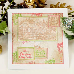 For The Love Of Stamps - Santa Express A6 Stamp Set-4