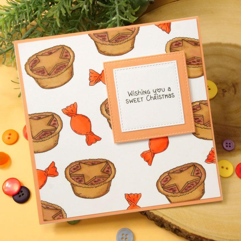 For the Love of Stamps - Hap-pie Christmas-2