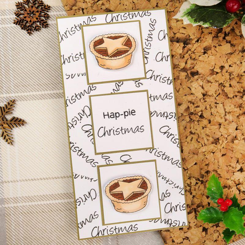 For the Love of Stamps - Hap-pie Christmas-3