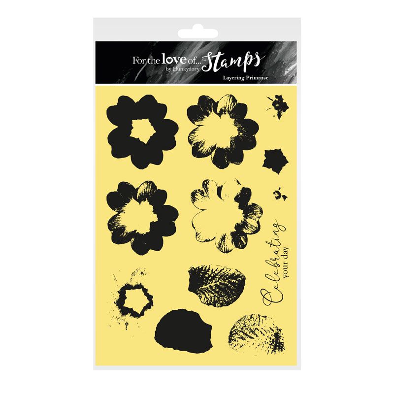 For The Love Of Stamps - Layering Primrose A5 Stamp Set-1