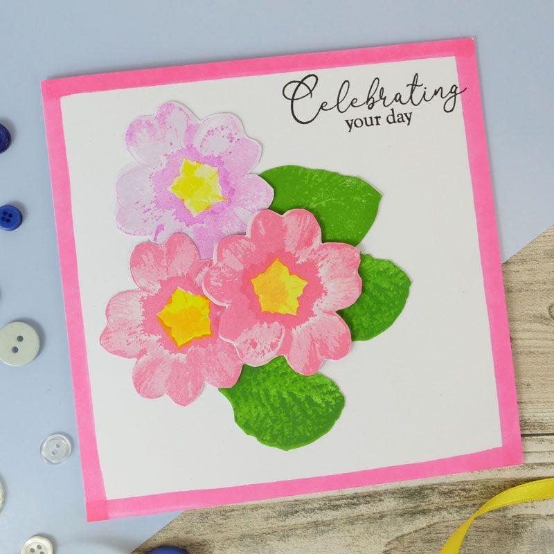 For The Love Of Stamps - Layering Primrose A5 Stamp Set-4