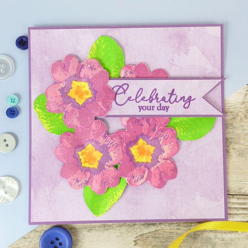 For The Love Of Stamps - Layering Primrose A5 Stamp Set-6