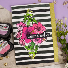 For The Love Of Stamps - Geranium Bouquet A5 Stamp Set-4