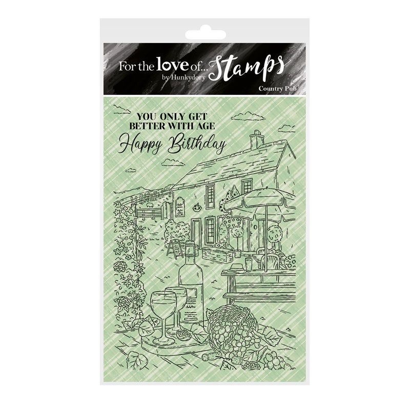For The Love Of Stamps - Country Pub A6 Stamp Set-1