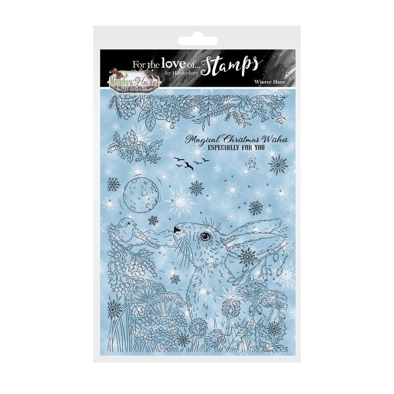 For The Love Of Stamps - Winter Hare A5 Stamp Set-1