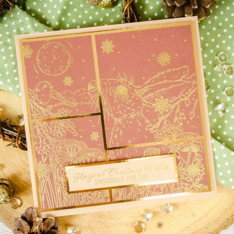 For The Love Of Stamps - Winter Hare A5 Stamp Set-4