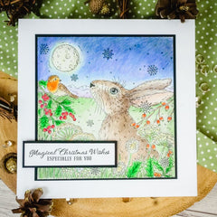 For The Love Of Stamps - Winter Hare A5 Stamp Set-3