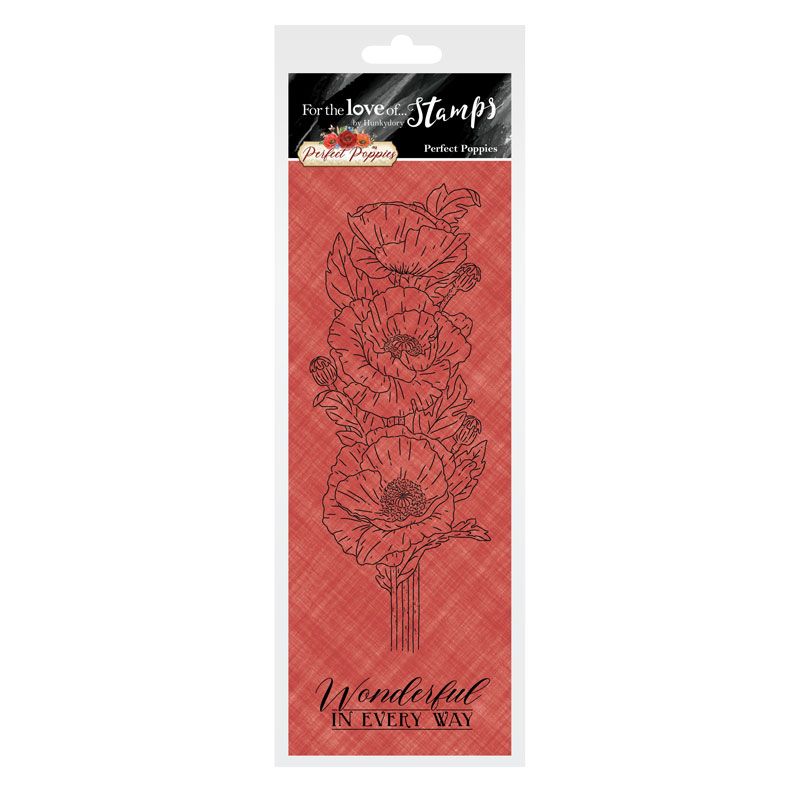 For The Love of Stamps - Perfect Poppies-1