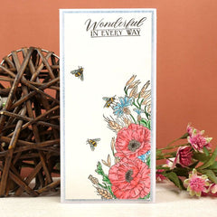 For The Love of Stamps - Poppy Meadow-2