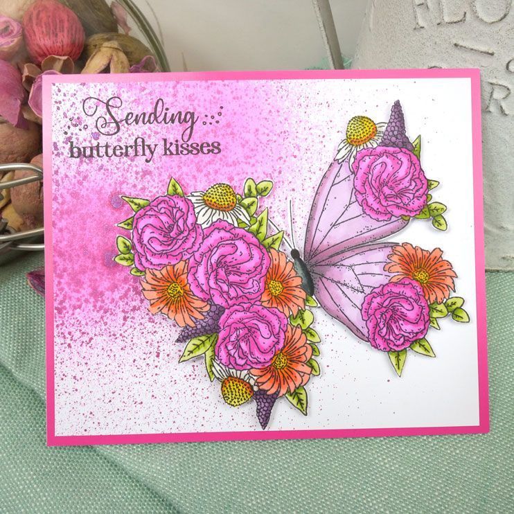 For The Love Of Stamps - Blossoming Butterfly-3