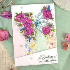 For The Love Of Stamps - Blossoming Butterfly-2