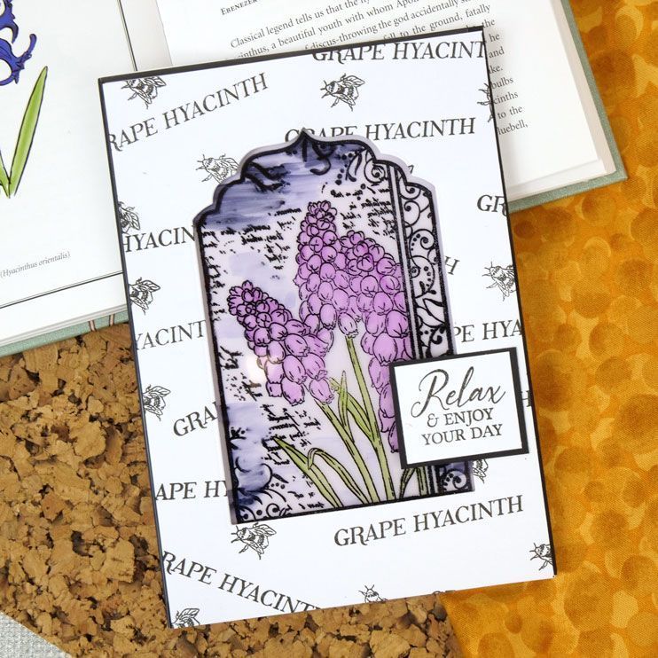 For The Love Of Stamps - Grape Hyacinth Happiness-3
