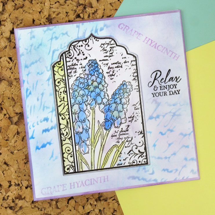 For The Love Of Stamps - Grape Hyacinth Happiness-2