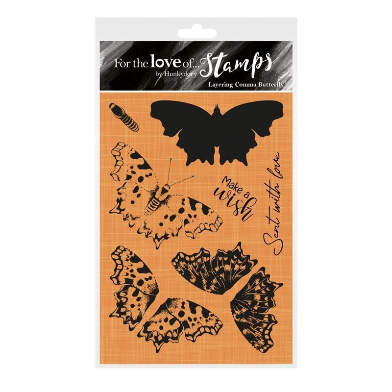 For The Love Of Stamps - Layering Comma Butterfly-1