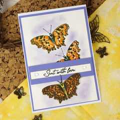 For The Love Of Stamps - Layering Comma Butterfly-2