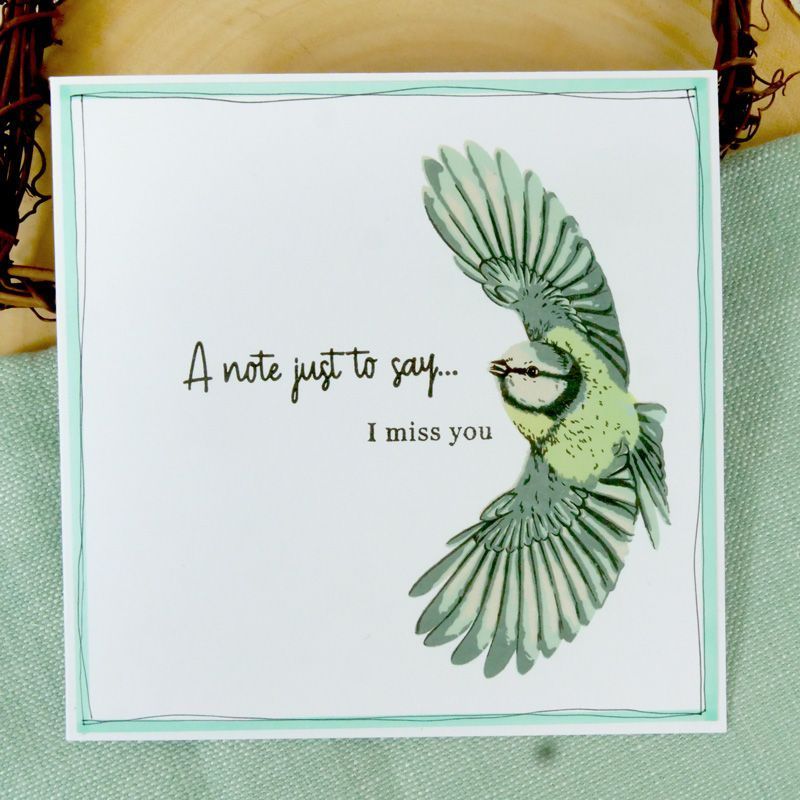 For The Love Of Stamps - Layering Blue Tit-3