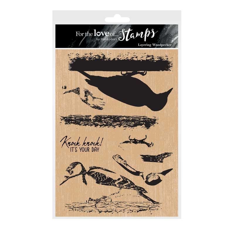 For The Love Of Stamps - Layering Woodpecker-1