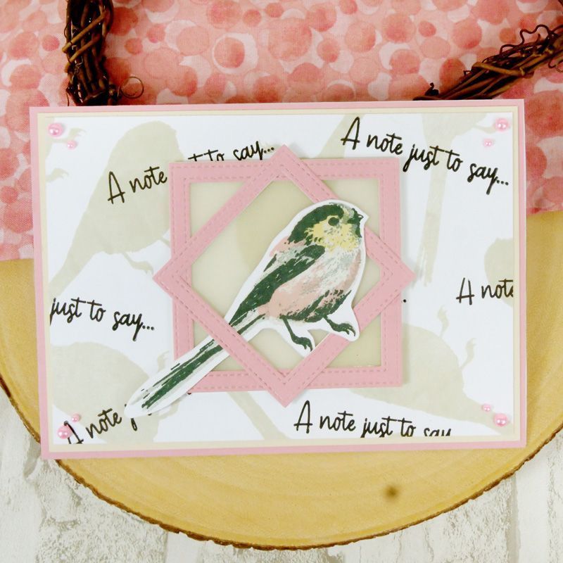 For The Love Of Stamps - Layering Long-Tailed Tit-2