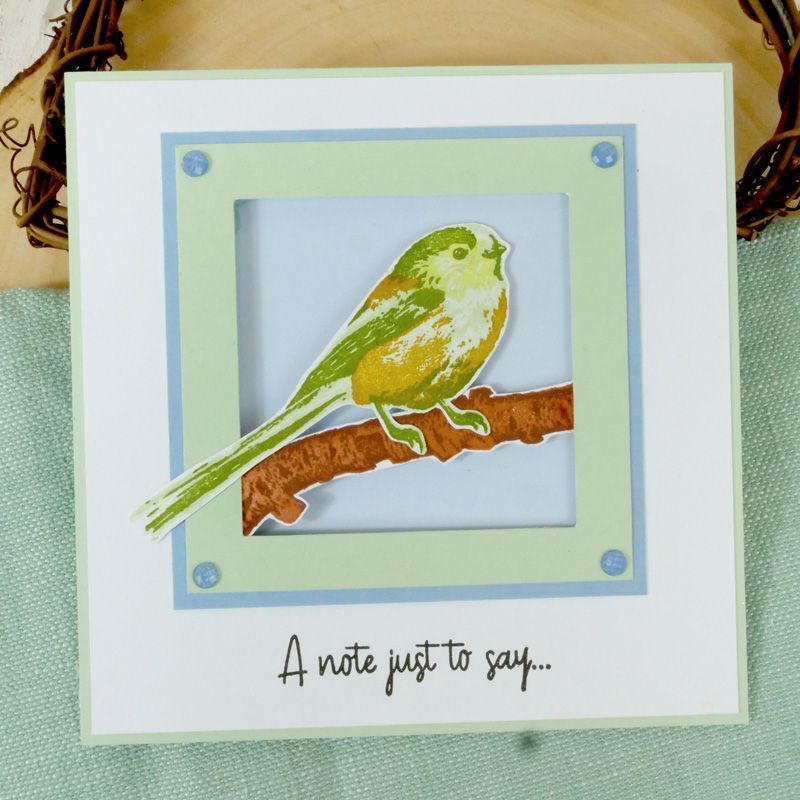 For The Love Of Stamps - Layering Long-Tailed Tit-5