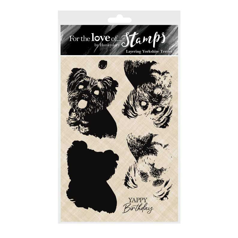 For The Love Of Stamps - Layering Yorkshire Terrier-1