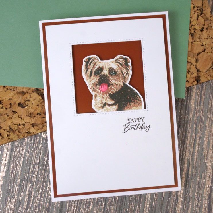 For The Love Of Stamps - Layering Yorkshire Terrier-4