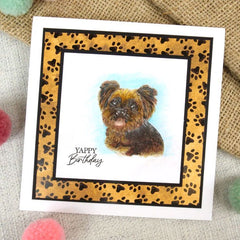 For The Love Of Stamps - Layering Yorkshire Terrier-2