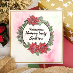 Pour l'amour des timbres - Jolis cadres de poinsettia-5