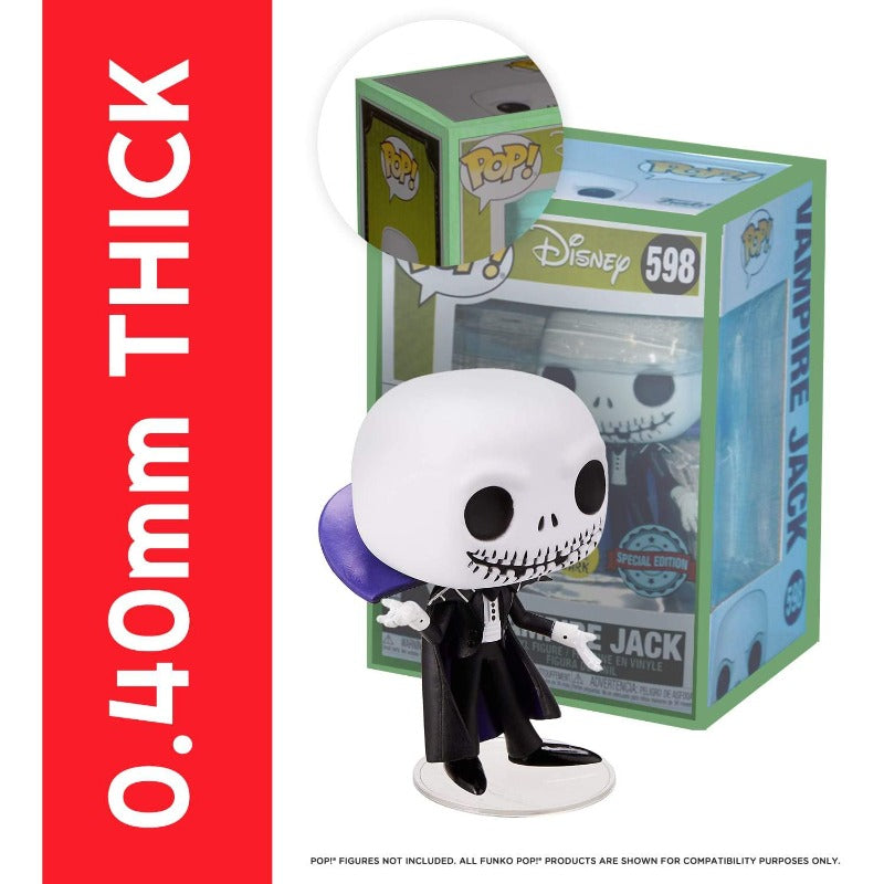 Funko Pop 4 Inch EVORETRO Protector Glow in the Dark 0.40MM - Pack of 10-3