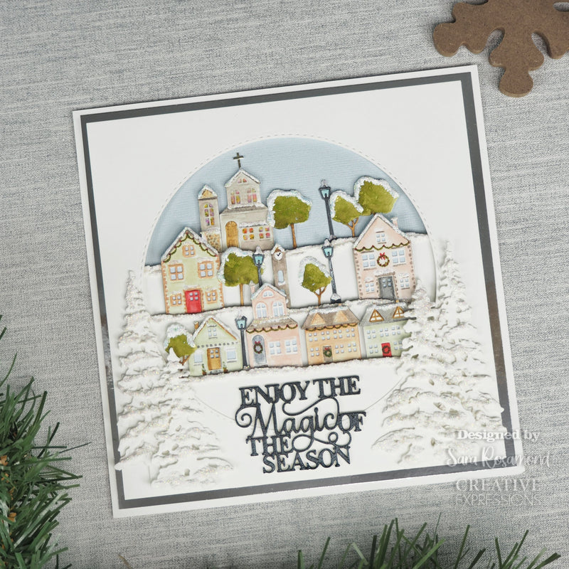 Creative Expressions Sue Wilson Festive Blustery Frame Craft Die-8