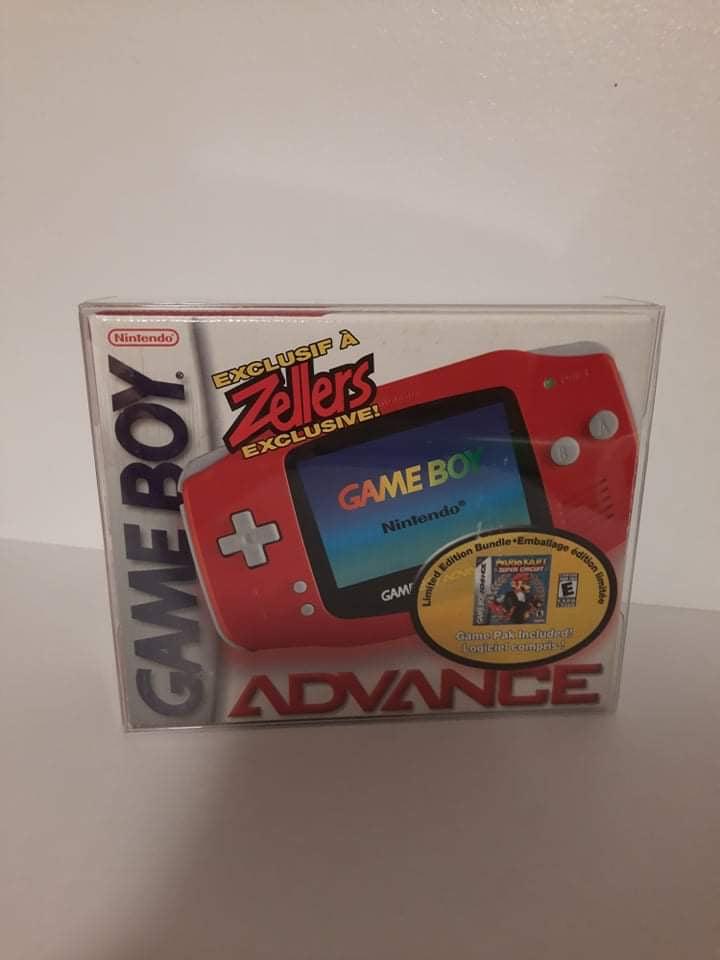 Game Boy Advance GameBoy Advance Console  SP Console Box EVORETRO Protector 0.40MM Pack of 1-10