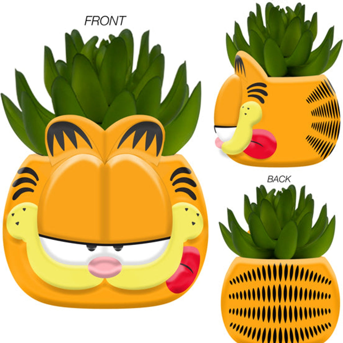Garfield Head Mini Ceramic Planter-1