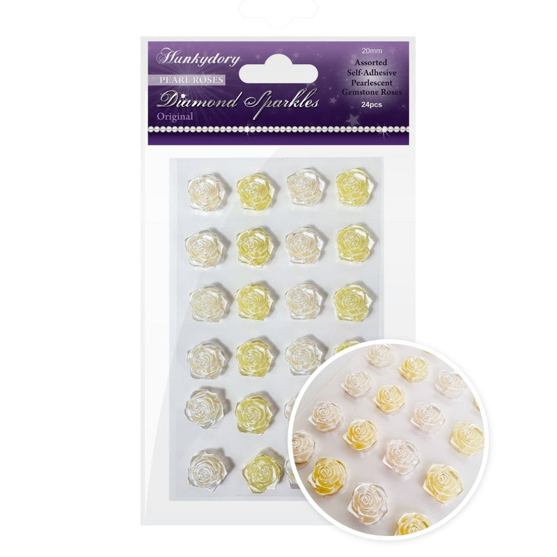 Diamond Sparkles Gemstones - Pearl Roses - Original-1