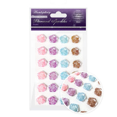 Diamond Sparkles Gemstones - Pearl Roses - Pastel Colours-1