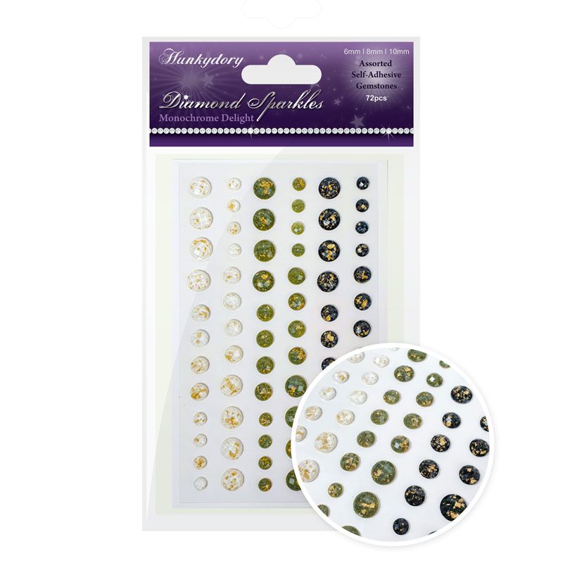 Diamond Sparkles Gemstones - Gold Leaf-1