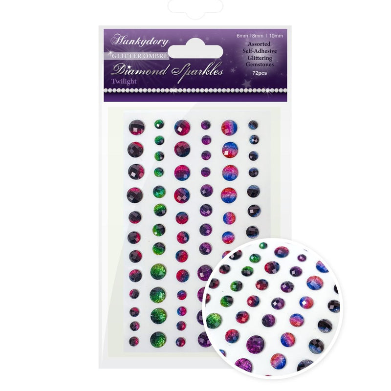 Diamond Sparkles Gemstones - Glitter Ombre - Twilight-1