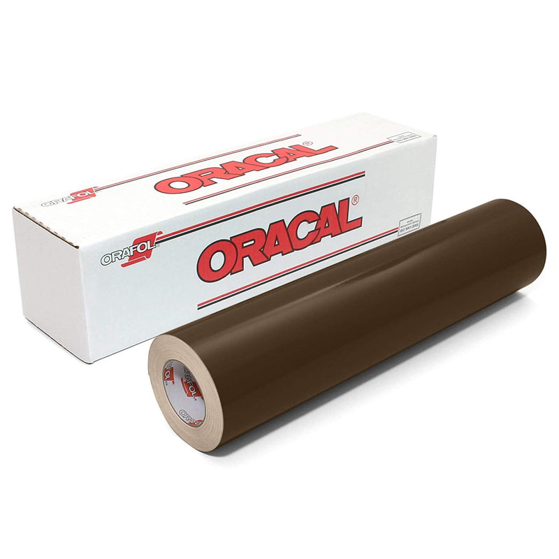Oracal 651 Glossy Brown Vinyl #080 sheets and rolls-3