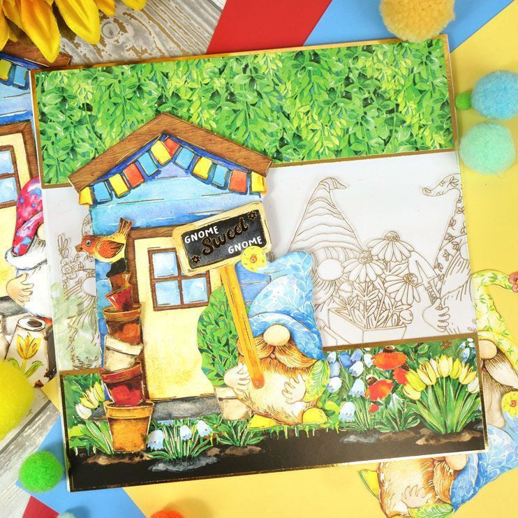 No Place Like Gnome Luxury Topper Set-2