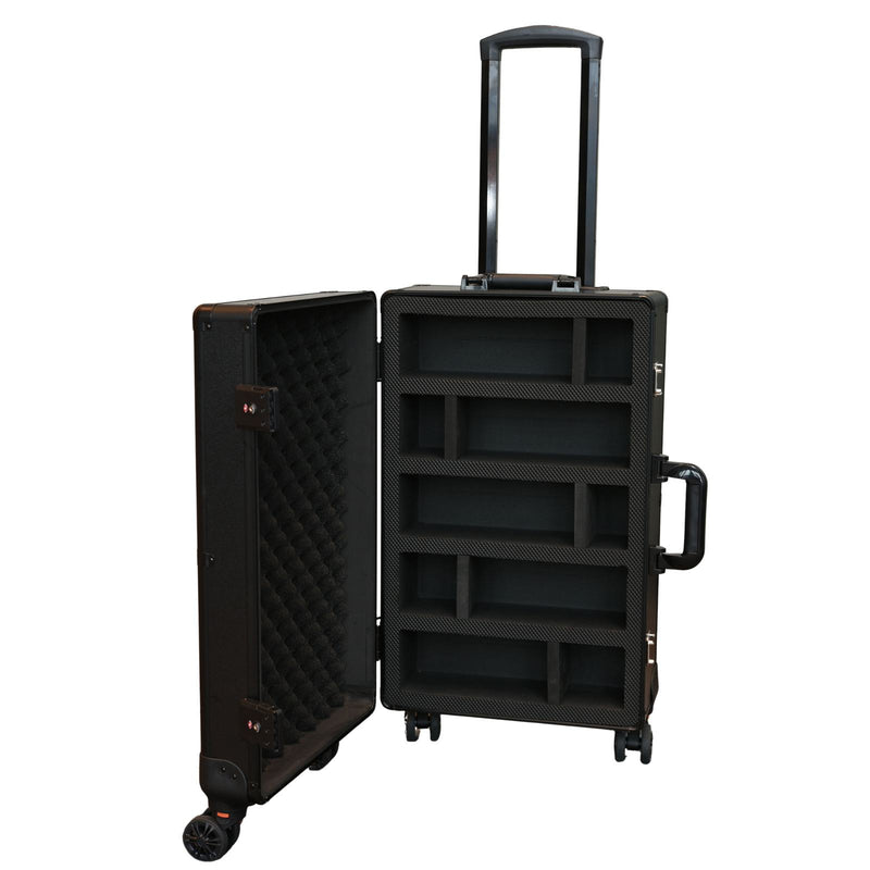 EVORETRO Graded Card Case — Show-Day Roller, TSA Lock, Foam-2