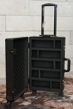 EVORETRO Graded Card Case — Show-Day Roller, TSA Lock, Foam-13