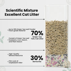 Green Tea Dust-Free Tofu Cat Litter Canada-3
