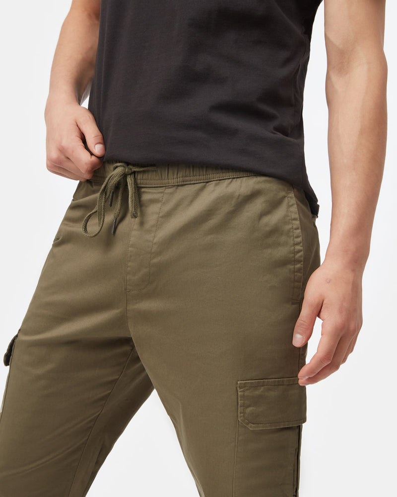 Stretch Twill Cargo Pull On Jogger-3