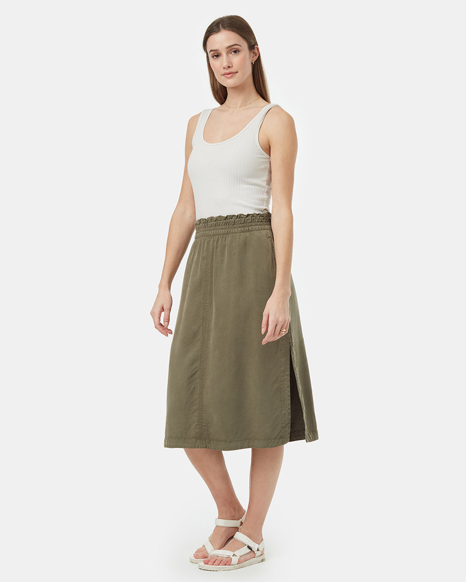 Tencel Midi Skirt-1